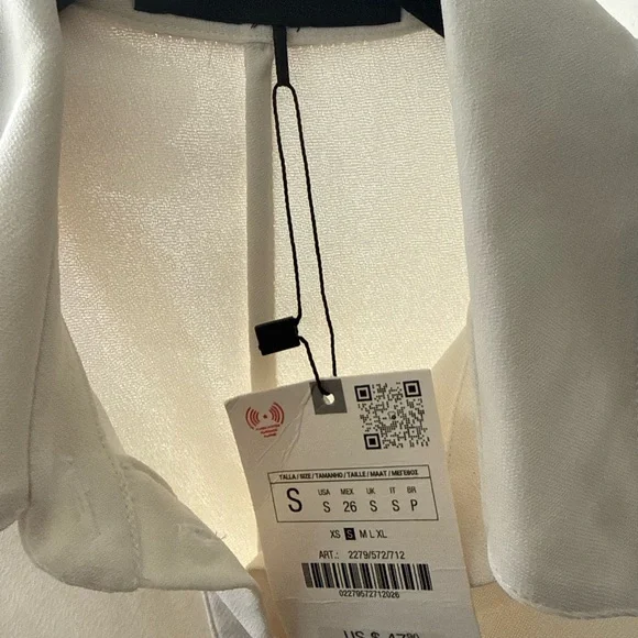 Zara White Button Down Shirt - Picture 6 of 6